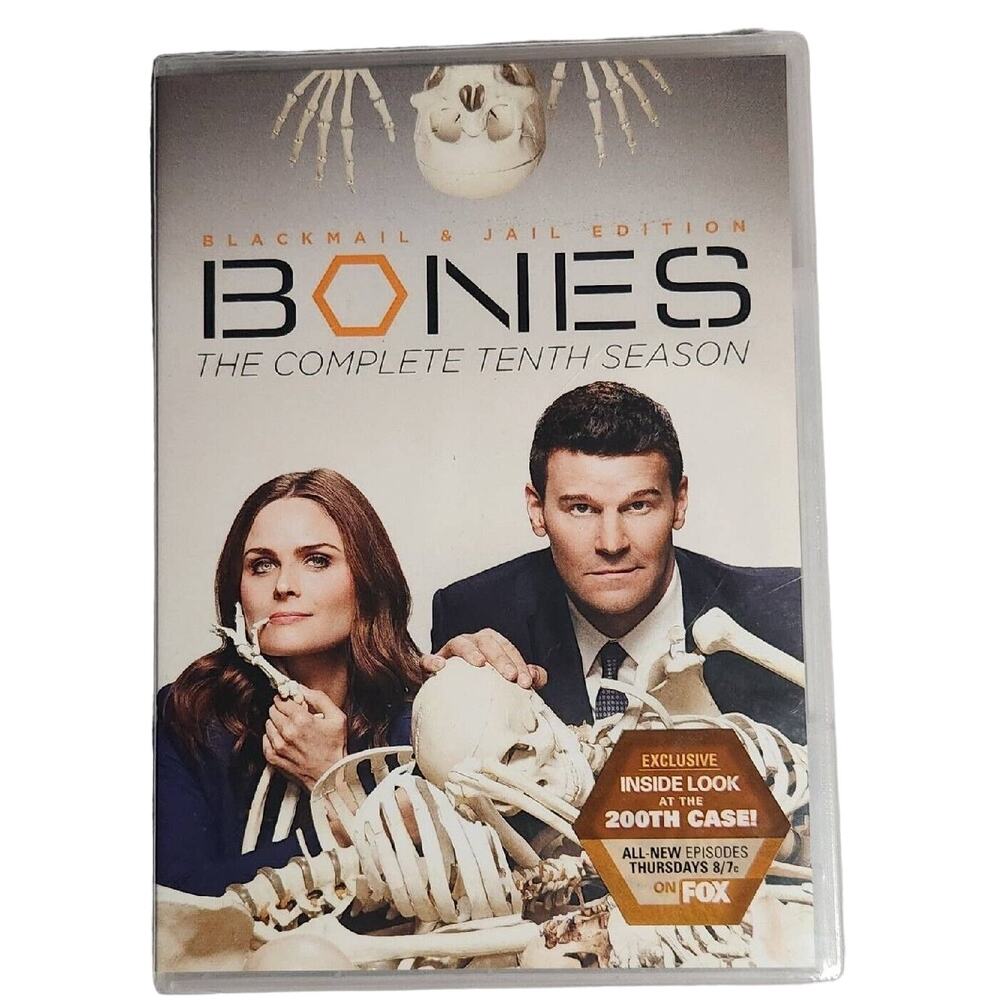 Bones: The Complete Tenth Season DVD Blackmail & Jail Ed. (6 disc 2014-2015) New